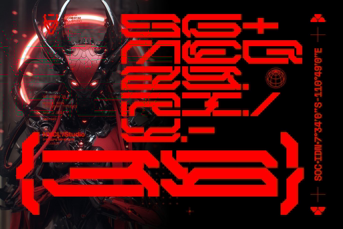 未来科幻y2k机甲游戏海报街头服饰徽标设计装饰英文字体安装包 Brayqose Font Family – Futuristic Cyberpunk 设计素材 第7张-素材湾丨精选海外优质设计素材资源 未来科幻y2k机甲游戏海报街头服饰徽标设计装饰英文字体安装包 Brayqose Font Family – Futuristic Cyberpunk 设计素材 sucaiwan.com