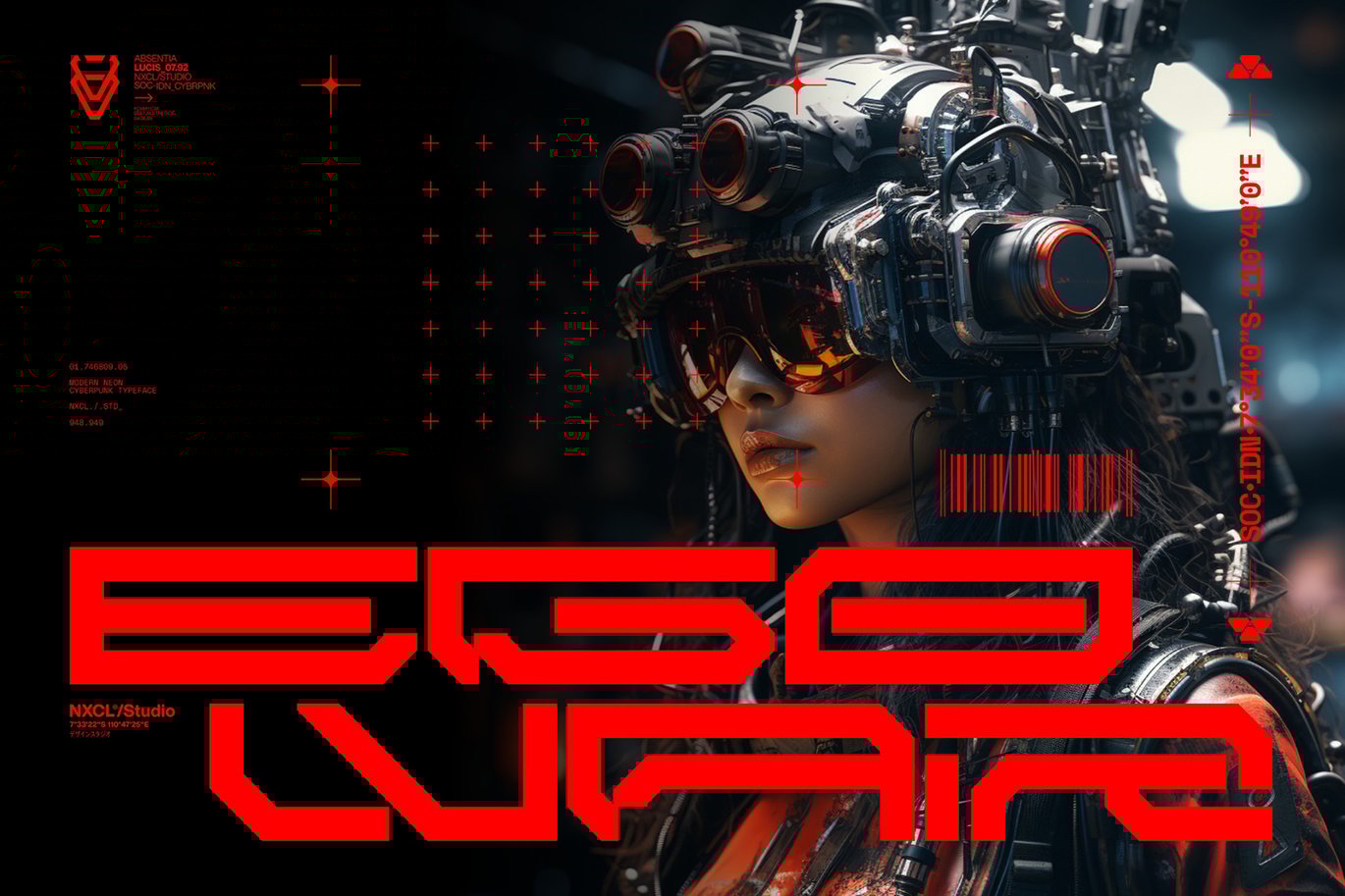 未来科幻y2k机甲游戏海报街头服饰徽标设计装饰英文字体安装包 Brayqose Font Family – Futuristic Cyberpunk 设计素材 第8张-素材湾丨精选海外优质设计素材资源 未来科幻y2k机甲游戏海报街头服饰徽标设计装饰英文字体安装包 Brayqose Font Family – Futuristic Cyberpunk 设计素材 sucaiwan.com