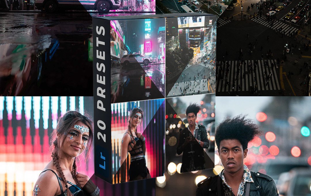 霓虹灯效果温暖色调城市夜景旅行摄影照片调色Lightroom预设 Hayden Pedersen Universal Preset Pack 插件预设 第1张-素材湾丨精选海外优质设计素材资源 霓虹灯效果温暖色调城市夜景旅行摄影照片调色Lightroom预设 Hayden Pedersen Universal Preset Pack 插件预设 sucaiwan.com