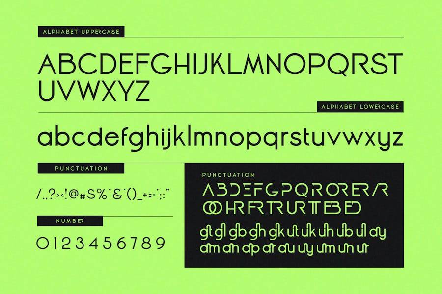 复古简约品牌杂志海报徽标设计无衬线英文字体安装包 Rightin Modern Futuristic Ligature Sans Serif Fon 设计素材 第5张-素材湾丨精选海外优质设计素材资源 复古简约品牌杂志海报徽标设计无衬线英文字体安装包 Rightin Modern Futuristic Ligature Sans Serif Fon 设计素材 sucaiwan.com