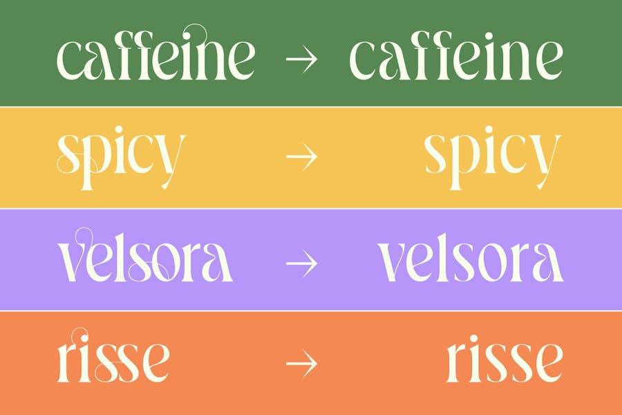 优雅复古品牌海报婚礼徽标设计衬线英文字体安装包 Pavon – Modern Luxury Font 设计素材 sucaiwan.com