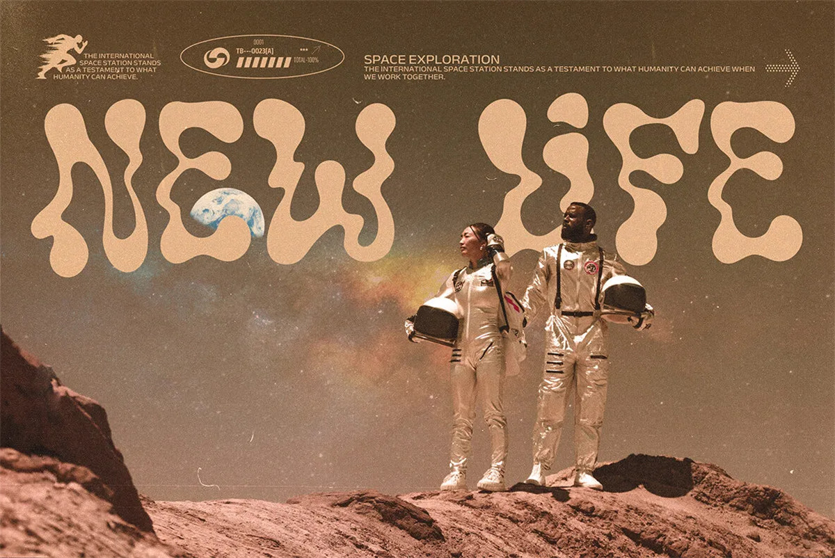 英文字体:复古趣味迷幻流体波浪微重力Y2K标题手写涂鸦排版装饰字体设计 The Nebula Flow Font 设计素材 第5张-素材湾丨精选海外优质设计素材资源 英文字体:复古趣味迷幻流体波浪微重力Y2K标题手写涂鸦排版装饰字体设计 The Nebula Flow Font 设计素材 sucaiwan.com