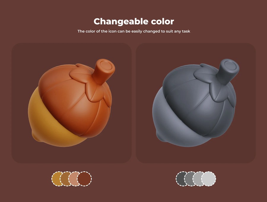 36款优质秋季松鼠松果坚果农作物3D图标Icons设计Blender/PNG/OBJ格式素材 Autumn 3D Illustration Pack 图标素材 第5张-素材湾丨精选海外优质设计素材资源 36款优质秋季松鼠松果坚果农作物3D图标Icons设计Blender/PNG/OBJ格式素材 Autumn 3D Illustration Pack 图标素材 sucaiwan.com