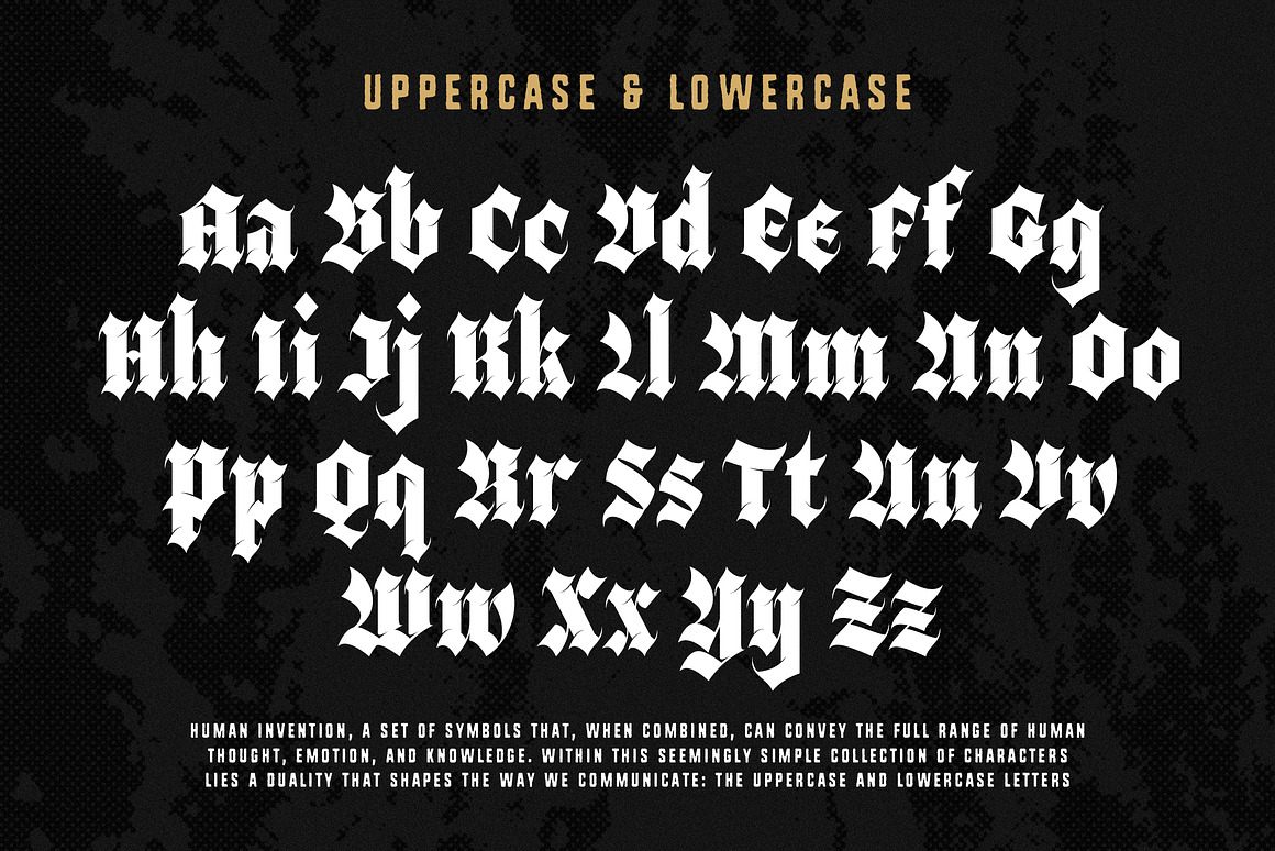 哥特式品牌海报包装徽标设计装饰英文字体安装包 Black Webs – Gothic Blackletter Typeface 设计素材 sucaiwan.com