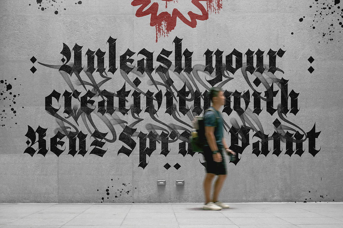 哥特式品牌海报包装徽标设计装饰英文字体安装包 Black Webs – Gothic Blackletter Typeface 设计素材 sucaiwan.com