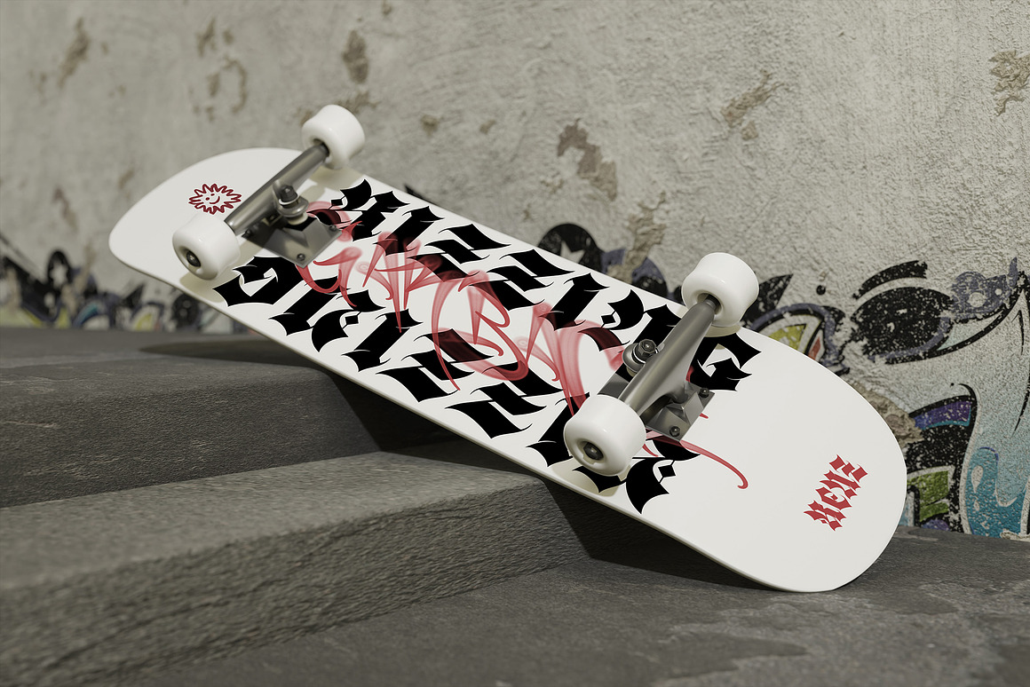 哥特式品牌海报包装徽标设计装饰英文字体安装包 Black Webs – Gothic Blackletter Typeface 设计素材 sucaiwan.com