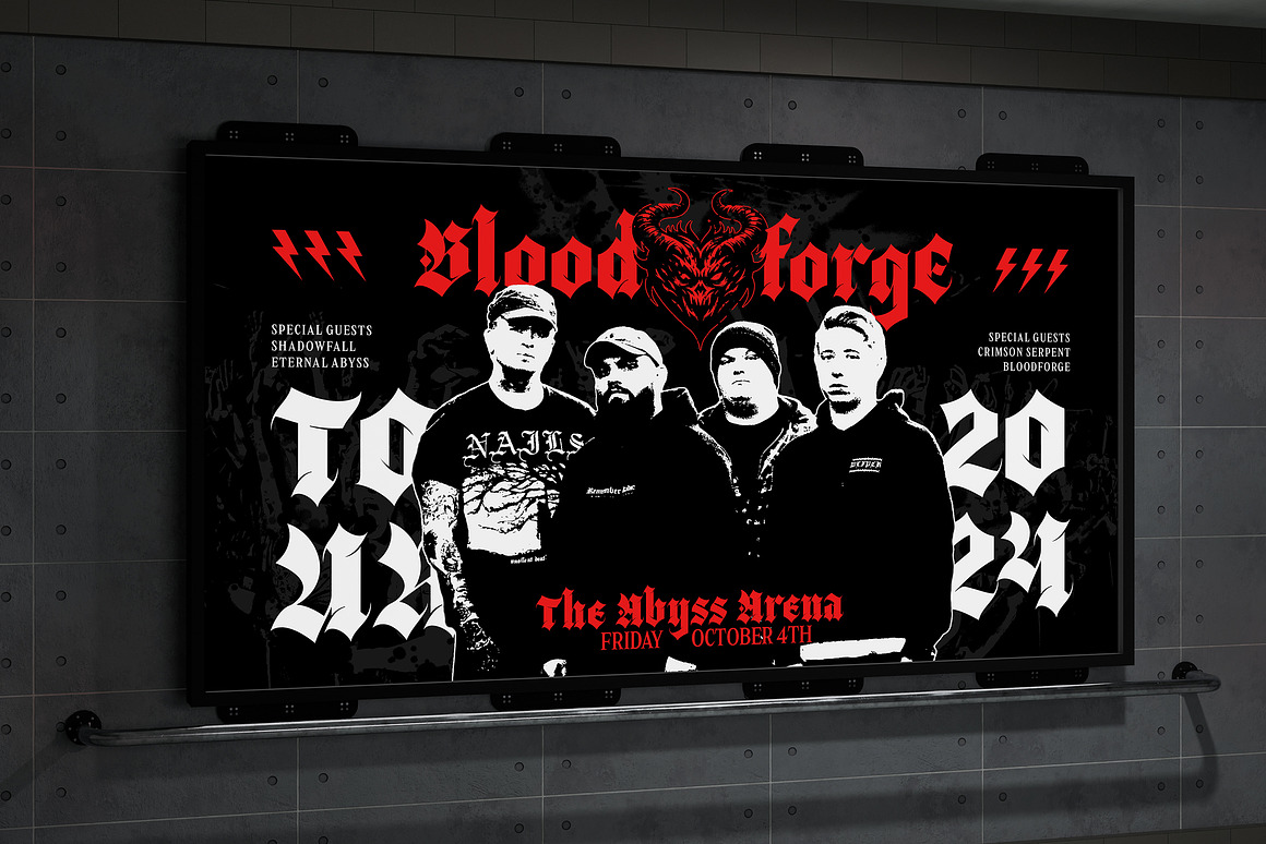 哥特式品牌海报包装徽标设计装饰英文字体安装包 Black Webs – Gothic Blackletter Typeface 设计素材 sucaiwan.com