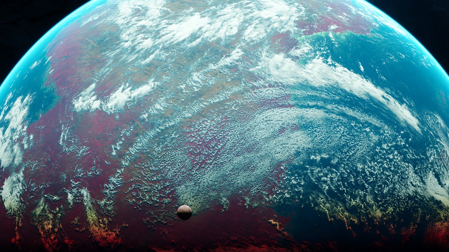 未来科幻星际太空黑洞星球星星3D模型UE格式设计素材 Space Creator Pro 样机素材 sucaiwan.com