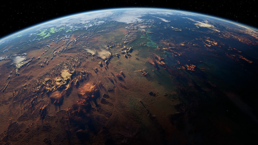 未来科幻星际太空黑洞星球星星3D模型UE格式设计素材 Space Creator Pro 样机素材 sucaiwan.com