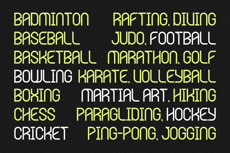 极简品牌海报游戏电子竞技设计无衬线英文字体安装包 Seventy Five – Sporty Display Font 设计素材 第3张-素材湾丨精选海外优质设计素材资源 极简品牌海报游戏电子竞技设计无衬线英文字体安装包 Seventy Five – Sporty Display Font 设计素材 sucaiwan.com