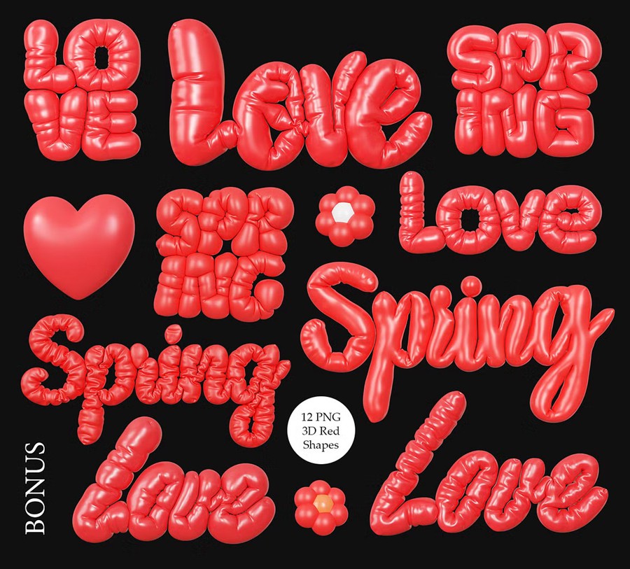 创意春天系列气泡肥皂泡气球草地3D立体字母PNG免抠图设计素材 Spring 3D Collection 图片素材 第12张-素材湾丨精选海外优质设计素材资源 创意春天系列气泡肥皂泡气球草地3D立体字母PNG免抠图设计素材 Spring 3D Collection 图片素材 sucaiwan.com