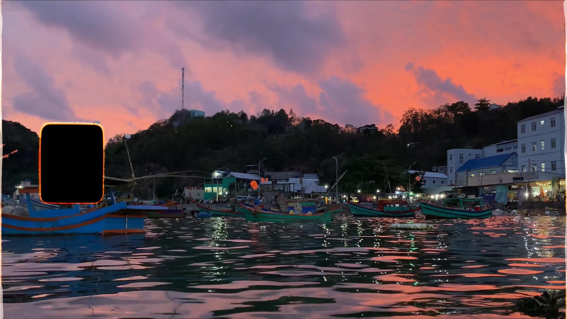 复古电影美学8mm胶片帧镜头方形圆角边框遮罩颗粒视频叠加层素材 , sucaiwan.com