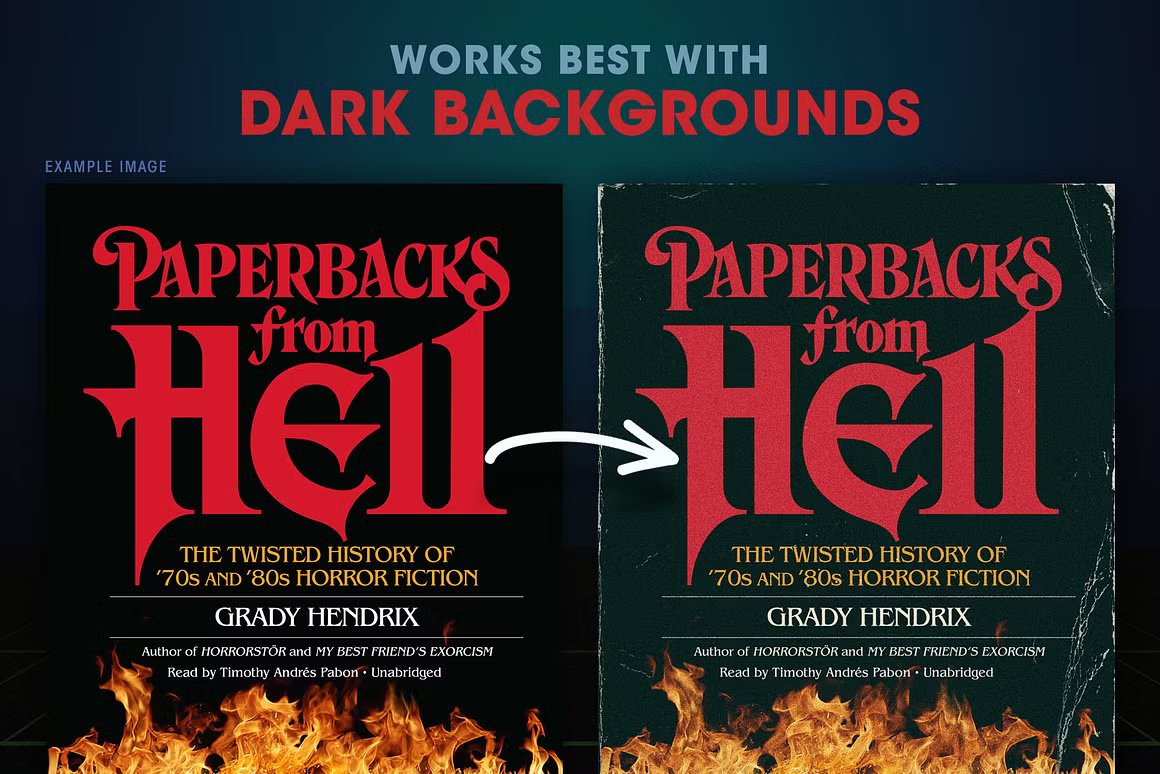 复古破旧污垢灰尘80年代书籍封面纹理Photoshop模板/PNG素材 Worn 80s Paperback Book Textures 图片素材 第5张-素材湾丨精选海外优质设计素材资源 复古破旧污垢灰尘80年代书籍封面纹理Photoshop模板/PNG素材 Worn 80s Paperback Book Textures 图片素材 sucaiwan.com