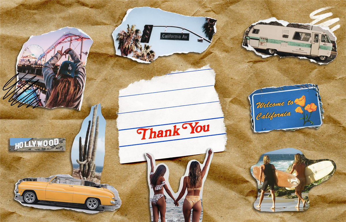 381个复古夏日涂鸦艺术拼贴手绘笔迹相框撕纸手账剪贴画纸张肌理PNG免扣混合设计套装 Cali Vibes Mixed Media Collage Set 图片素材 第8张-素材湾丨精选海外优质设计素材资源 381个复古夏日涂鸦艺术拼贴手绘笔迹相框撕纸手账剪贴画纸张肌理PNG免扣混合设计套装 Cali Vibes Mixed Media Collage Set 图片素材 sucaiwan.com