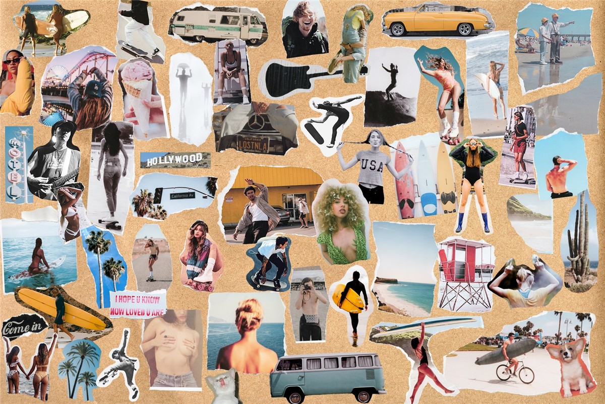 381个复古夏日涂鸦艺术拼贴手绘笔迹相框撕纸手账剪贴画纸张肌理PNG免扣混合设计套装 Cali Vibes Mixed Media Collage Set 图片素材 第11张-素材湾丨精选海外优质设计素材资源 381个复古夏日涂鸦艺术拼贴手绘笔迹相框撕纸手账剪贴画纸张肌理PNG免扣混合设计套装 Cali Vibes Mixed Media Collage Set 图片素材 sucaiwan.com