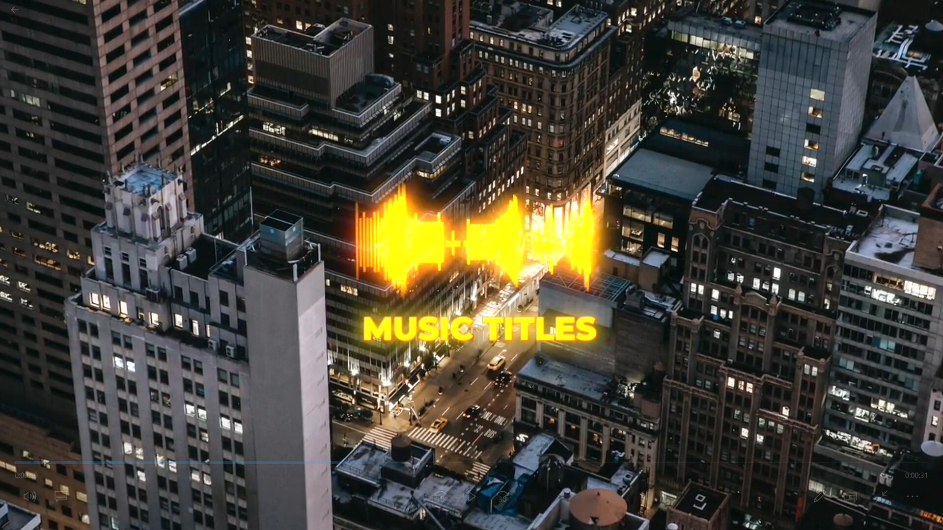 FCPX插件：8个自定义音乐标题音频可视化波形动画效果 , sucaiwan.com