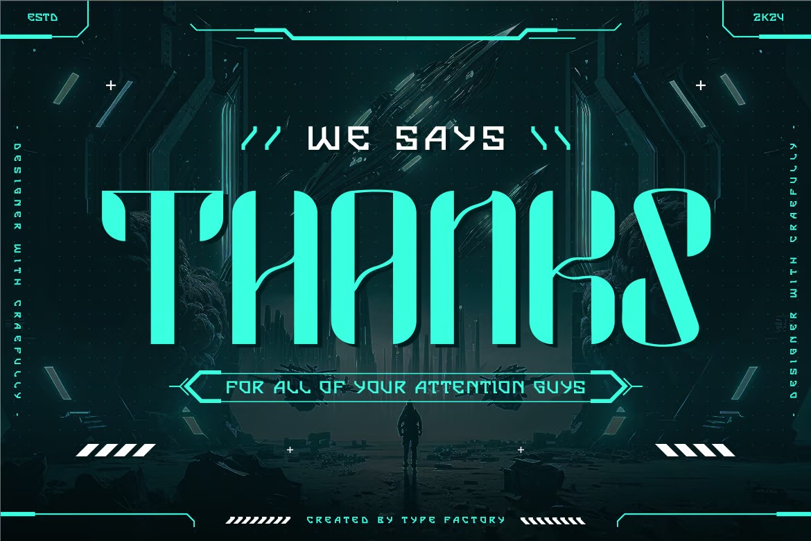 未来科幻品牌海报游戏设计装饰英文字体安装包 Helinex – Futuristic Display Typeface 设计素材 第8张-素材湾丨精选海外优质设计素材资源 未来科幻品牌海报游戏设计装饰英文字体安装包 Helinex – Futuristic Display Typeface 设计素材 sucaiwan.com