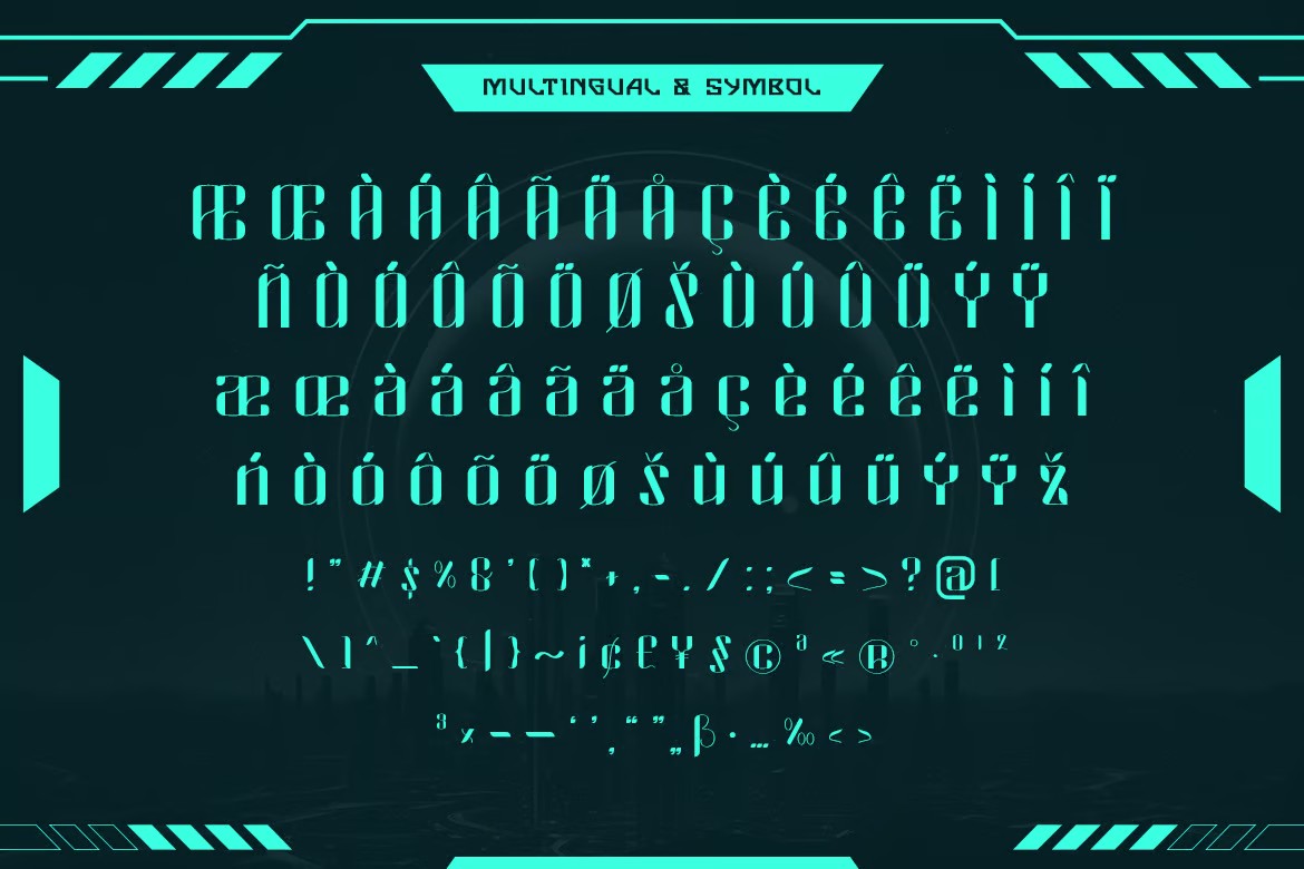 未来科幻品牌海报游戏设计装饰英文字体安装包 Helinex – Futuristic Display Typeface 设计素材 第2张-素材湾丨精选海外优质设计素材资源 未来科幻品牌海报游戏设计装饰英文字体安装包 Helinex – Futuristic Display Typeface 设计素材 sucaiwan.com