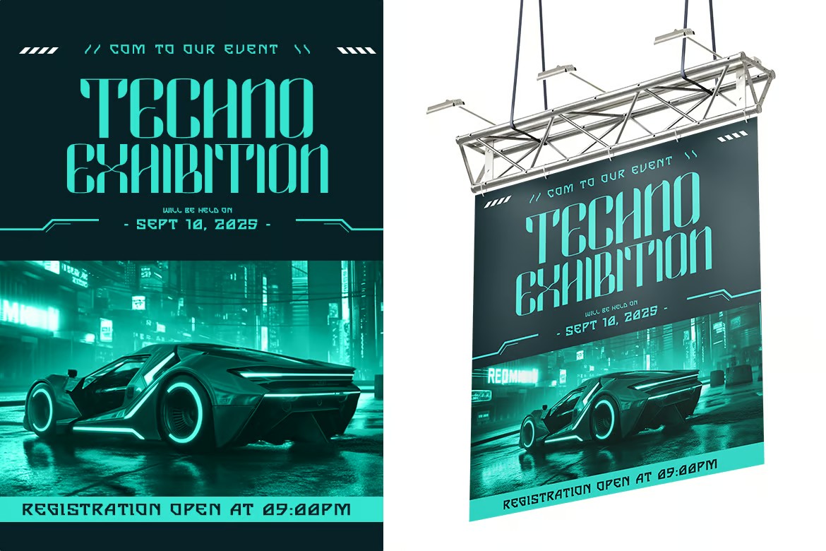 未来科幻品牌海报游戏设计装饰英文字体安装包 Helinex – Futuristic Display Typeface 设计素材 第3张-素材湾丨精选海外优质设计素材资源 未来科幻品牌海报游戏设计装饰英文字体安装包 Helinex – Futuristic Display Typeface 设计素材 sucaiwan.com