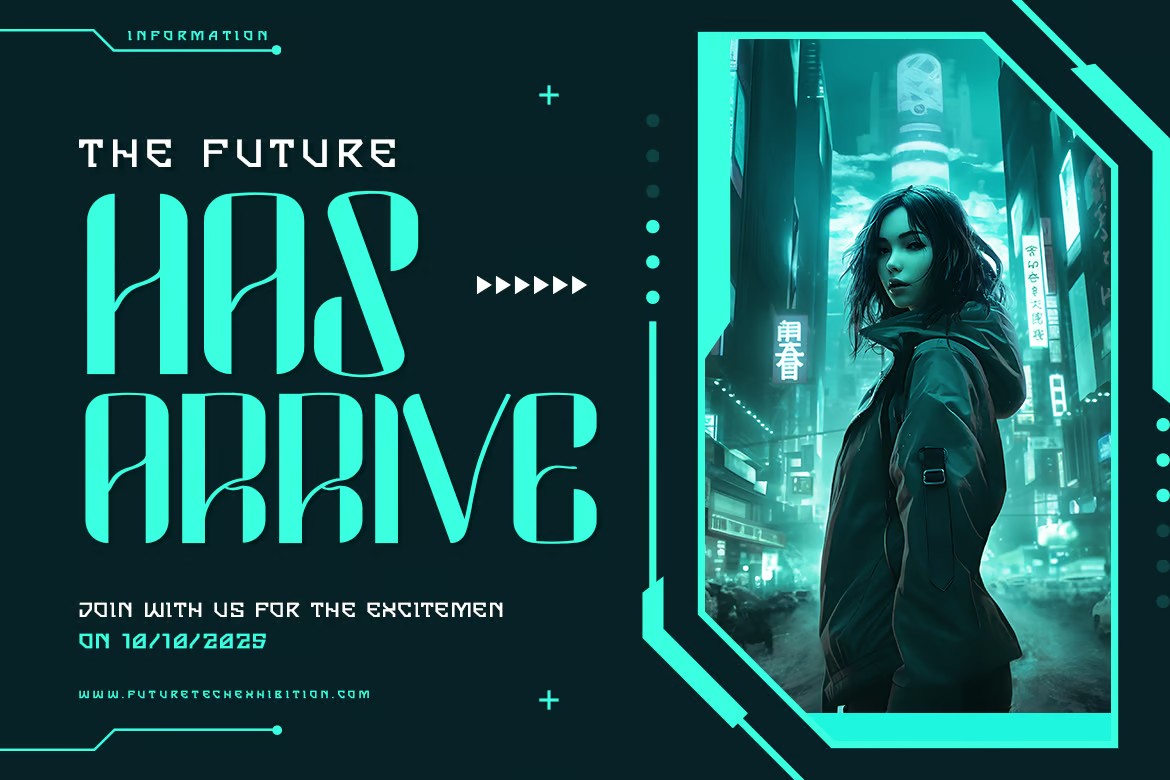 未来科幻品牌海报游戏设计装饰英文字体安装包 Helinex – Futuristic Display Typeface 设计素材 第7张-素材湾丨精选海外优质设计素材资源 未来科幻品牌海报游戏设计装饰英文字体安装包 Helinex – Futuristic Display Typeface 设计素材 sucaiwan.com