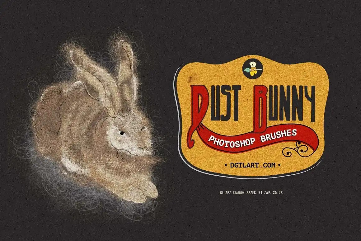 30款动物皮毛绒毛毛屑绘画效果PS笔刷画笔设计素材 Dust Bunny | 30 Photoshop Brushes 笔刷资源 第2张-素材湾丨精选海外优质设计素材资源 30款动物皮毛绒毛毛屑绘画效果PS笔刷画笔设计素材 Dust Bunny | 30 Photoshop Brushes 笔刷资源 sucaiwan.com