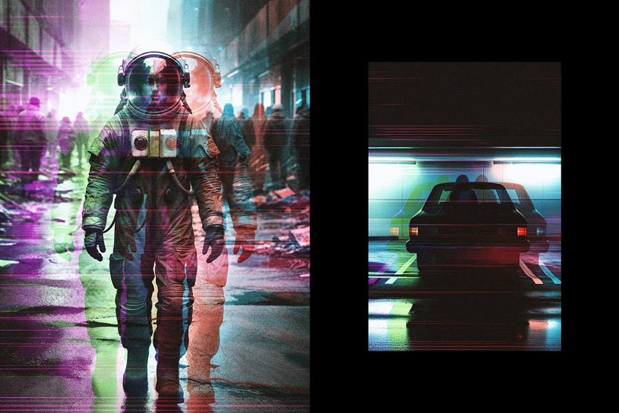 三重错位故障毛刺浮雕照片效果Ps修图特效滤镜样机素材 Glitching Anaglyph Photo Effect 插件预设 第6张-素材湾丨精选海外优质设计素材资源 三重错位故障毛刺浮雕照片效果Ps修图特效滤镜样机素材 Glitching Anaglyph Photo Effect 插件预设 sucaiwan.com
