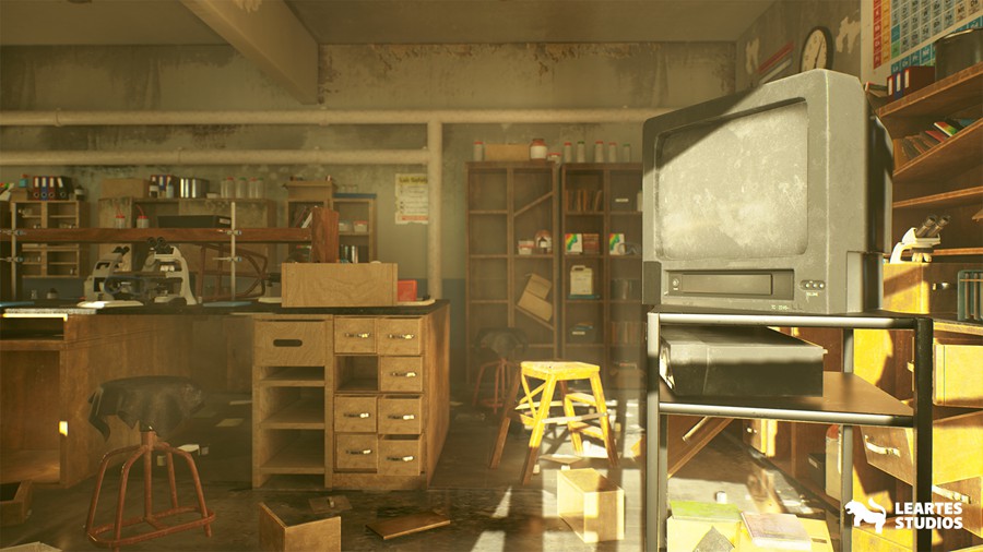 废弃大学中学实验教室场景3D模型UE格式设计素材 Abandoned Chemistry Classroom 样机素材 第10张-素材湾丨精选海外优质设计素材资源 废弃大学中学实验教室场景3D模型UE格式设计素材 Abandoned Chemistry Classroom 样机素材 sucaiwan.com