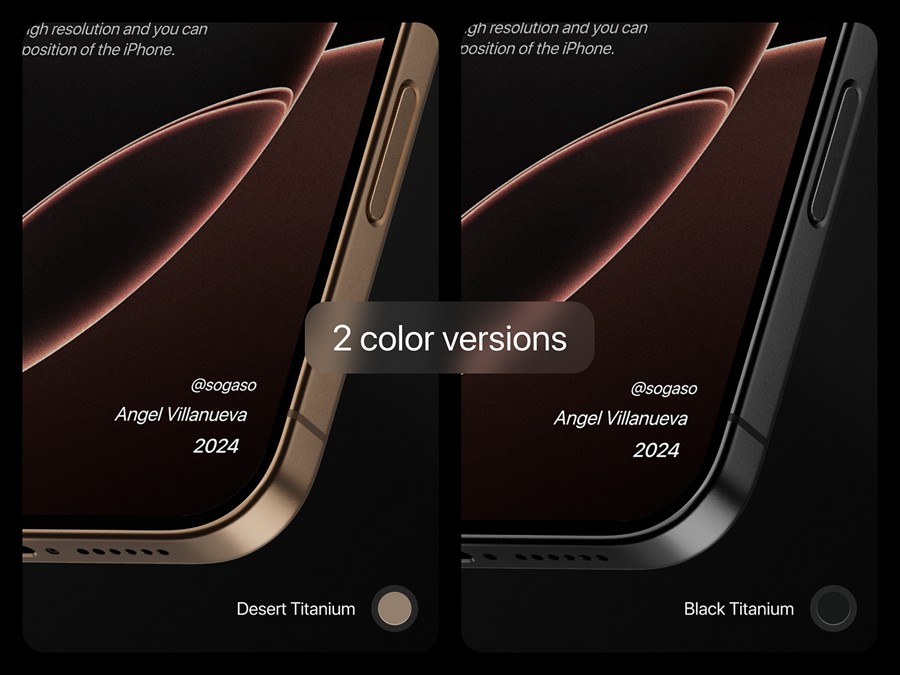 40款高级全新苹果iPhone 16 Pro手机APP UI设计效果图Ps展示样机模板 Premium iPhone 16 Pro Mockup 样机素材 第2张-素材湾丨精选海外优质设计素材资源 40款高级全新苹果iPhone 16 Pro手机APP UI设计效果图Ps展示样机模板 Premium iPhone 16 Pro Mockup 样机素材 sucaiwan.com