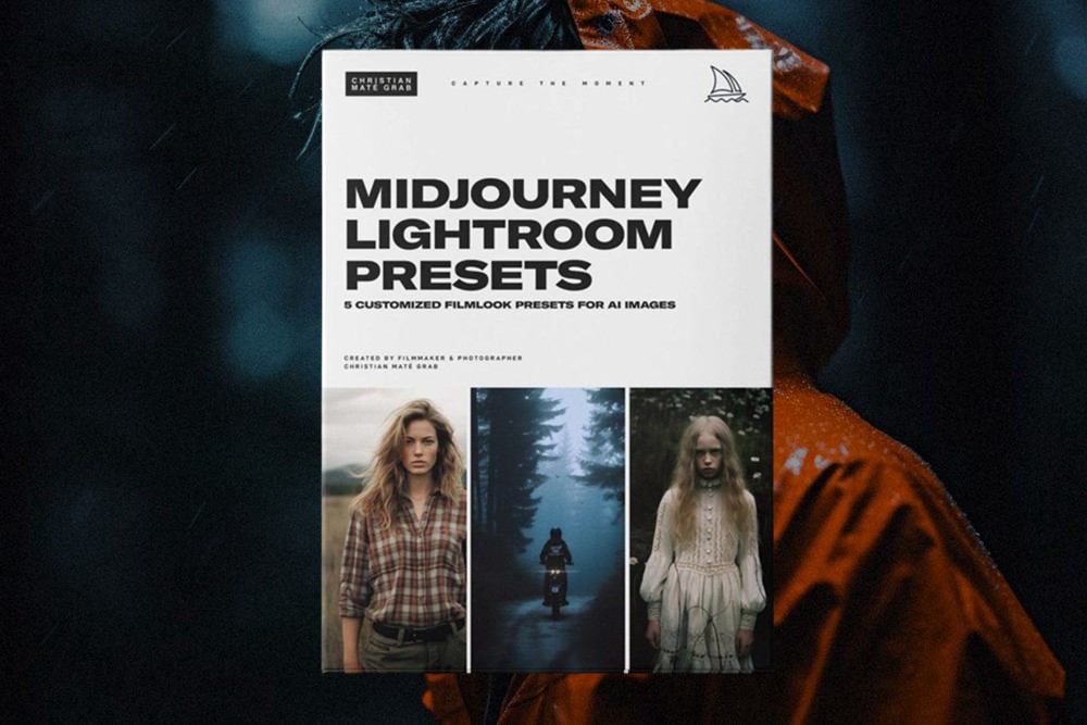 电影氛围柔和色彩胶片颗粒模拟Ai智能摄影照片调色Lightroom预设 Christian Maté Grab – Midjourney Presets (Mobile & Desktop) 插件预设 第1张-素材湾丨精选海外优质设计素材资源 电影氛围柔和色彩胶片颗粒模拟Ai智能摄影照片调色Lightroom预设 Christian Maté Grab – Midjourney Presets (Mobile & Desktop) 插件预设 sucaiwan.com