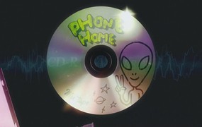 AE/PR模板:复古Y2K风格CD音乐艺术品主题开场片头模板