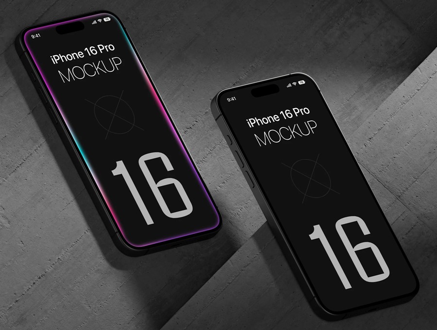 20款工业风APP UI界面设计苹果iPhone 16 Pro屏幕演示效果图PS贴图样机模板 20 iPhone 16 Pro Mockups Vol.01 样机素材 第5张-素材湾丨精选海外优质设计素材资源 20款工业风APP UI界面设计苹果iPhone 16 Pro屏幕演示效果图PS贴图样机模板 20 iPhone 16 Pro Mockups Vol.01 样机素材 sucaiwan.com