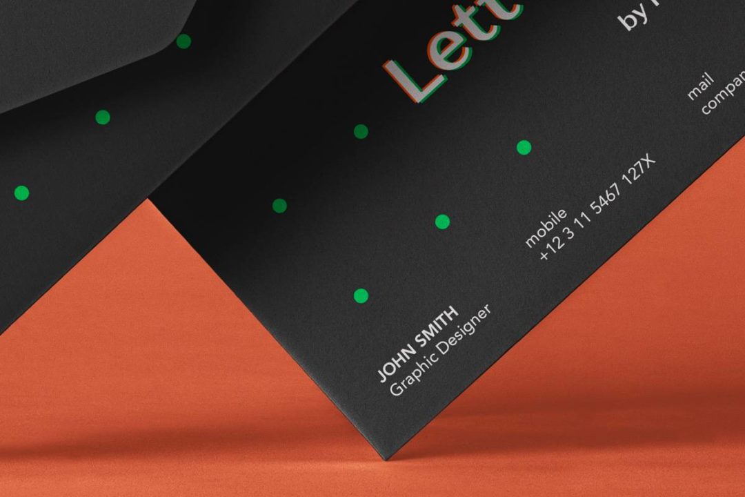 时尚逼真Vi品牌Logo设计办公文具信封展示PS贴图样机模板素材 Stationery Letter Envelope Psd Mockup Set 样机素材 sucaiwan.com