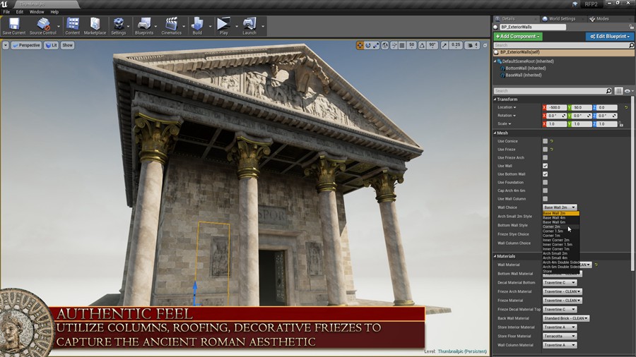 UE模型 古典罗马建筑室内环境3D模型素材 Unreal Engine Rome Fantasy Pack II 样机素材 第11张-素材湾丨精选海外优质设计素材资源 UE模型 古典罗马建筑室内环境3D模型素材 Unreal Engine Rome Fantasy Pack II 样机素材 sucaiwan.com