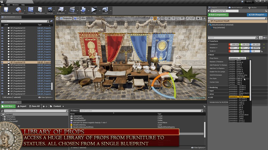 UE模型 古典罗马建筑室内环境3D模型素材 Unreal Engine Rome Fantasy Pack II 样机素材 第12张-素材湾丨精选海外优质设计素材资源 UE模型 古典罗马建筑室内环境3D模型素材 Unreal Engine Rome Fantasy Pack II 样机素材 sucaiwan.com