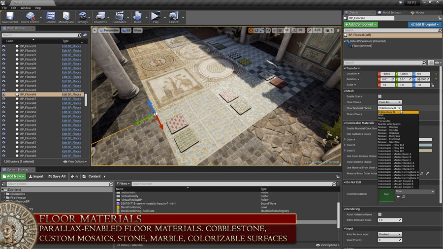 UE模型 古典罗马建筑室内环境3D模型素材 Unreal Engine Rome Fantasy Pack II 样机素材 第14张-素材湾丨精选海外优质设计素材资源 UE模型 古典罗马建筑室内环境3D模型素材 Unreal Engine Rome Fantasy Pack II 样机素材 sucaiwan.com