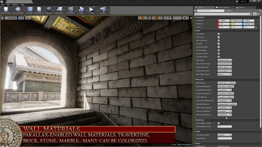 UE模型 古典罗马建筑室内环境3D模型素材 Unreal Engine Rome Fantasy Pack II 样机素材 第15张-素材湾丨精选海外优质设计素材资源 UE模型 古典罗马建筑室内环境3D模型素材 Unreal Engine Rome Fantasy Pack II 样机素材 sucaiwan.com