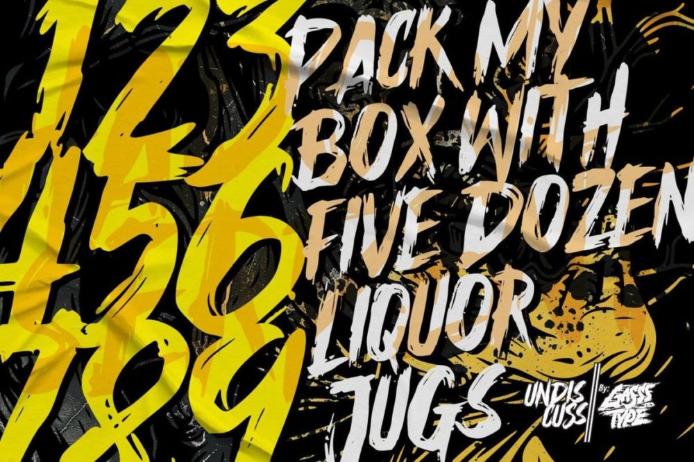 哥特式黑暗恐怖海报徽标设计手写英文字体安装包 Undiscuss – Horror Brush Font 设计素材 第11张-素材湾丨精选海外优质设计素材资源 哥特式黑暗恐怖海报徽标设计手写英文字体安装包 Undiscuss – Horror Brush Font 设计素材 sucaiwan.com