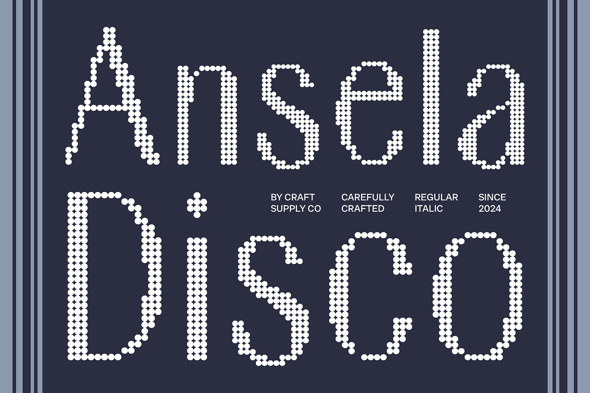 现代时尚品牌海报徽标设计无衬线英文字体安装包 Ansela Disco 设计素材 第1张-素材湾丨精选海外优质设计素材资源 现代时尚品牌海报徽标设计无衬线英文字体安装包 Ansela Disco 设计素材 sucaiwan.com