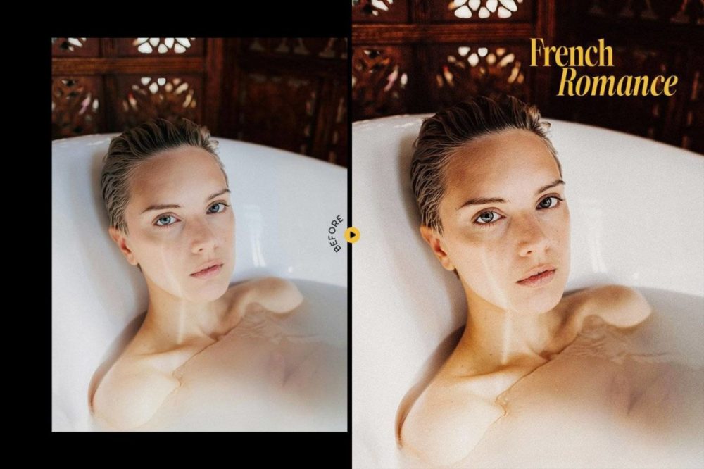 时尚法式浪漫电影肖像摄影照片调色Lightroom&LUT预设 French Romance Lightroom Presets and LUT 插件预设 第5张-素材湾丨精选海外优质设计素材资源 时尚法式浪漫电影肖像摄影照片调色Lightroom&LUT预设 French Romance Lightroom Presets and LUT 插件预设 sucaiwan.com