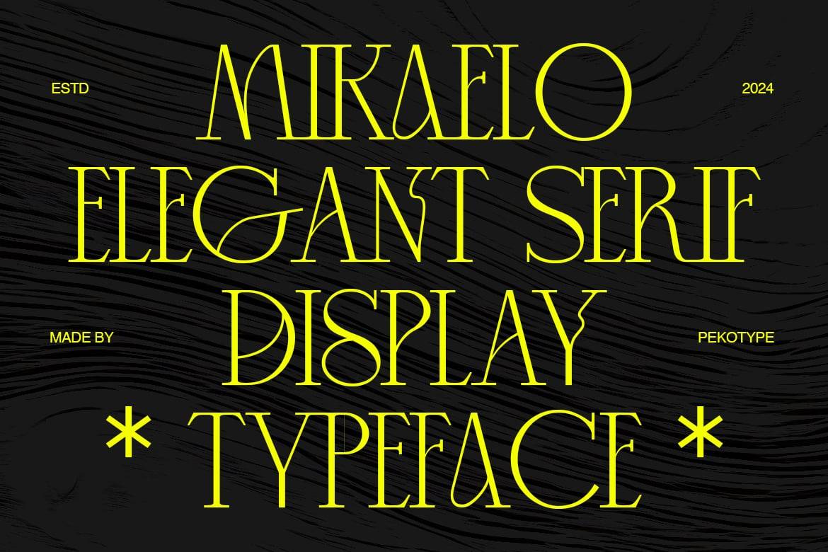 时尚优雅品牌婚礼徽标设计衬线英文字体安装包 Mikaelo – Elegant Serif Typeface 设计素材 第11张-素材湾丨精选海外优质设计素材资源 时尚优雅品牌婚礼徽标设计衬线英文字体安装包 Mikaelo – Elegant Serif Typeface 设计素材 sucaiwan.com