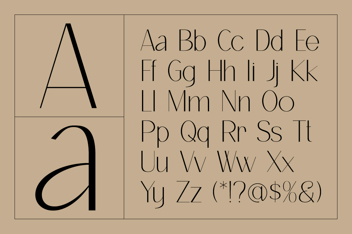 优雅杂志广告徽标设计无衬线英文字体安装包 Kinsfolk 设计素材 sucaiwan.com