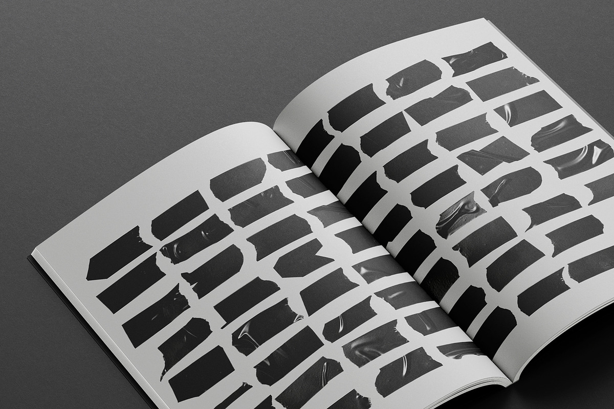 60+复古真实质感电工塑料绝缘胶带胶条遮罩撕裂PNG免扣高清设计肌理纹理元素套装 60+ Adhesive Electrical Tape Pieces , sucaiwan.com