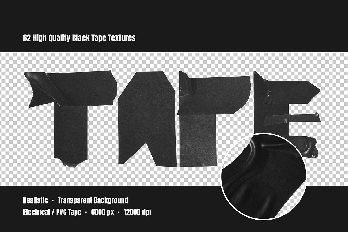 60+复古真实质感电工塑料绝缘胶带胶条遮罩撕裂PNG免扣高清设计肌理纹理元素套装 60+ Adhesive Electrical Tape Pieces , sucaiwan.com