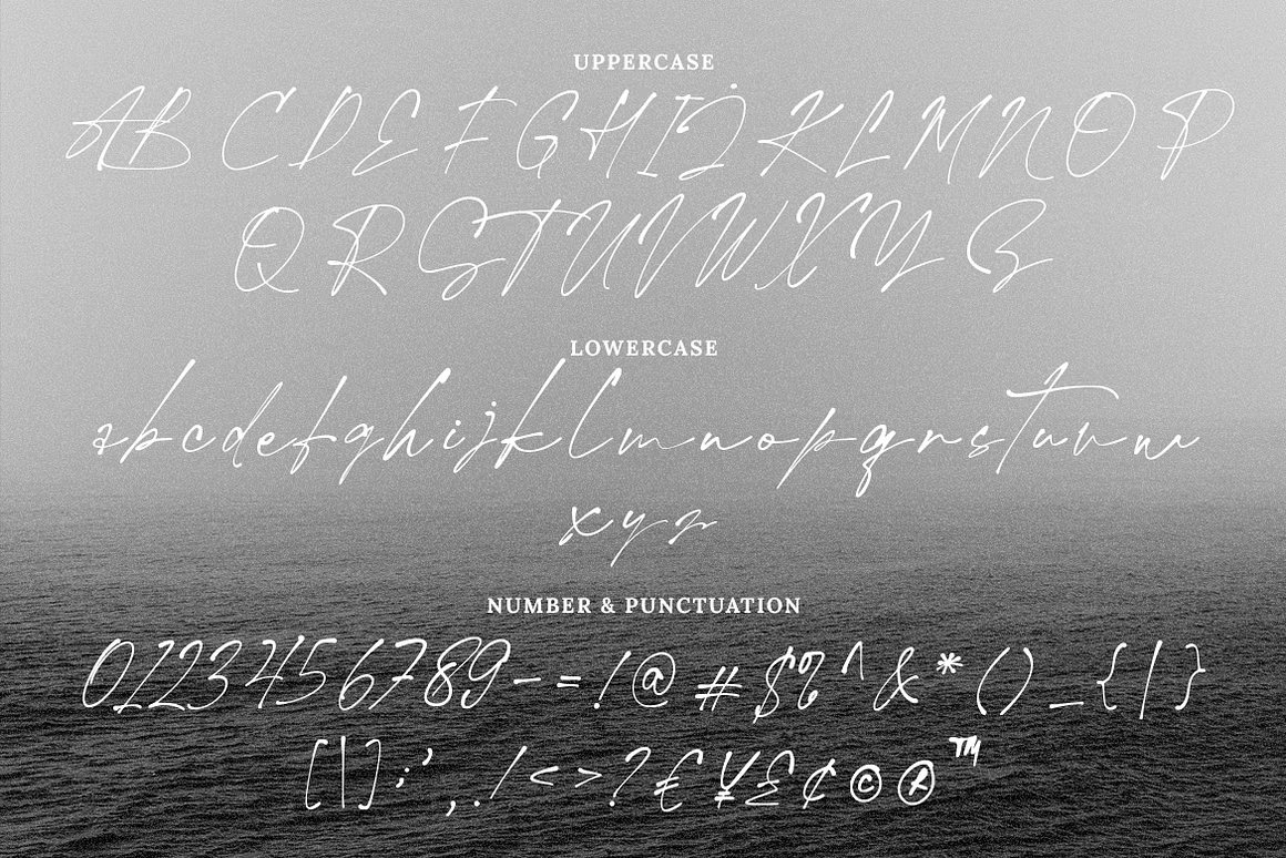 复古时尚品牌项目徽标婚礼广告产品包装摄影签名手写字体 Hallimun Signature Casual Script 设计素材 sucaiwan.com