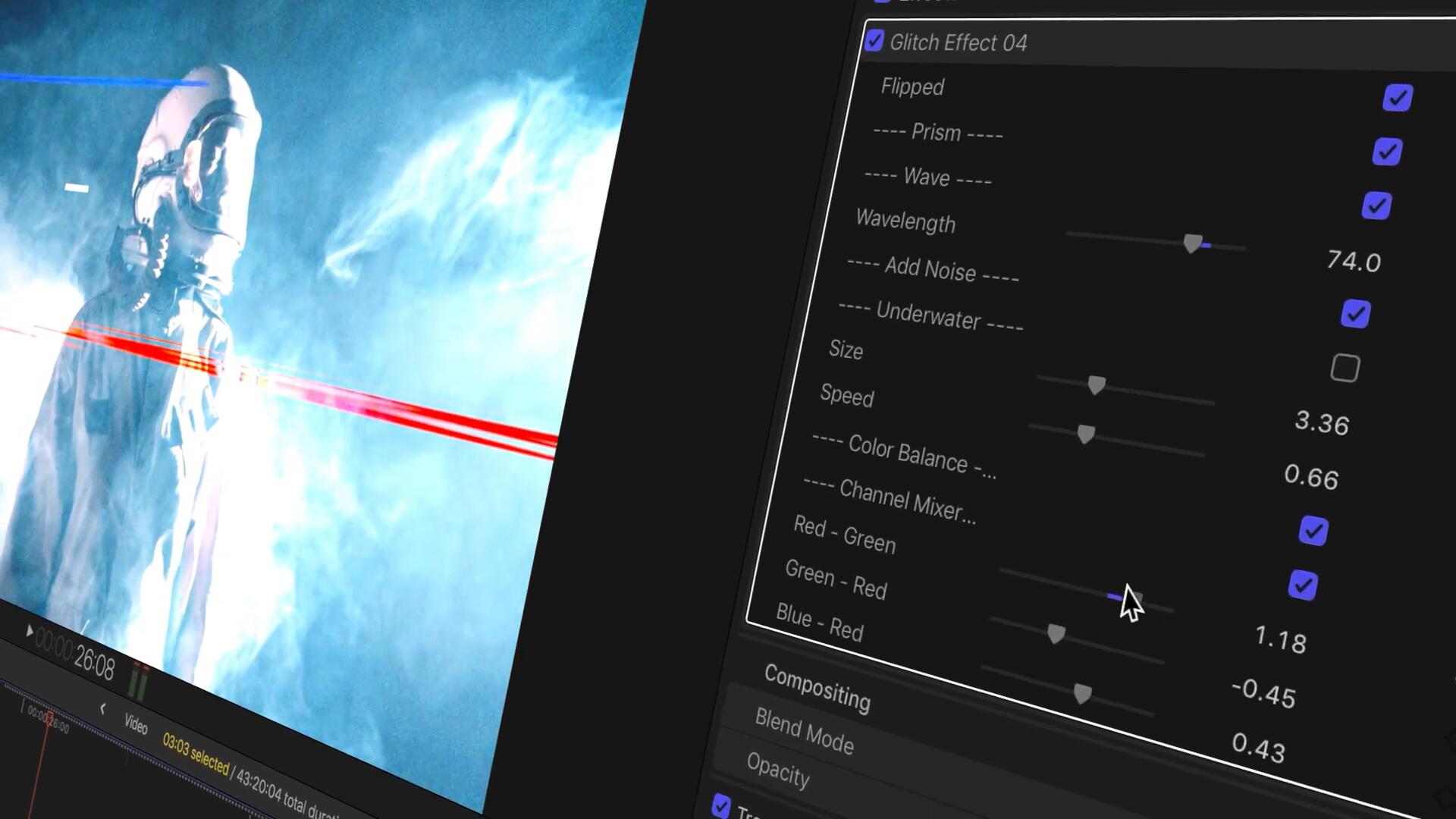 FCPX插件：真实老式胶卷数字化模拟视频叠加纹理毛刺外观效果 , sucaiwan.com