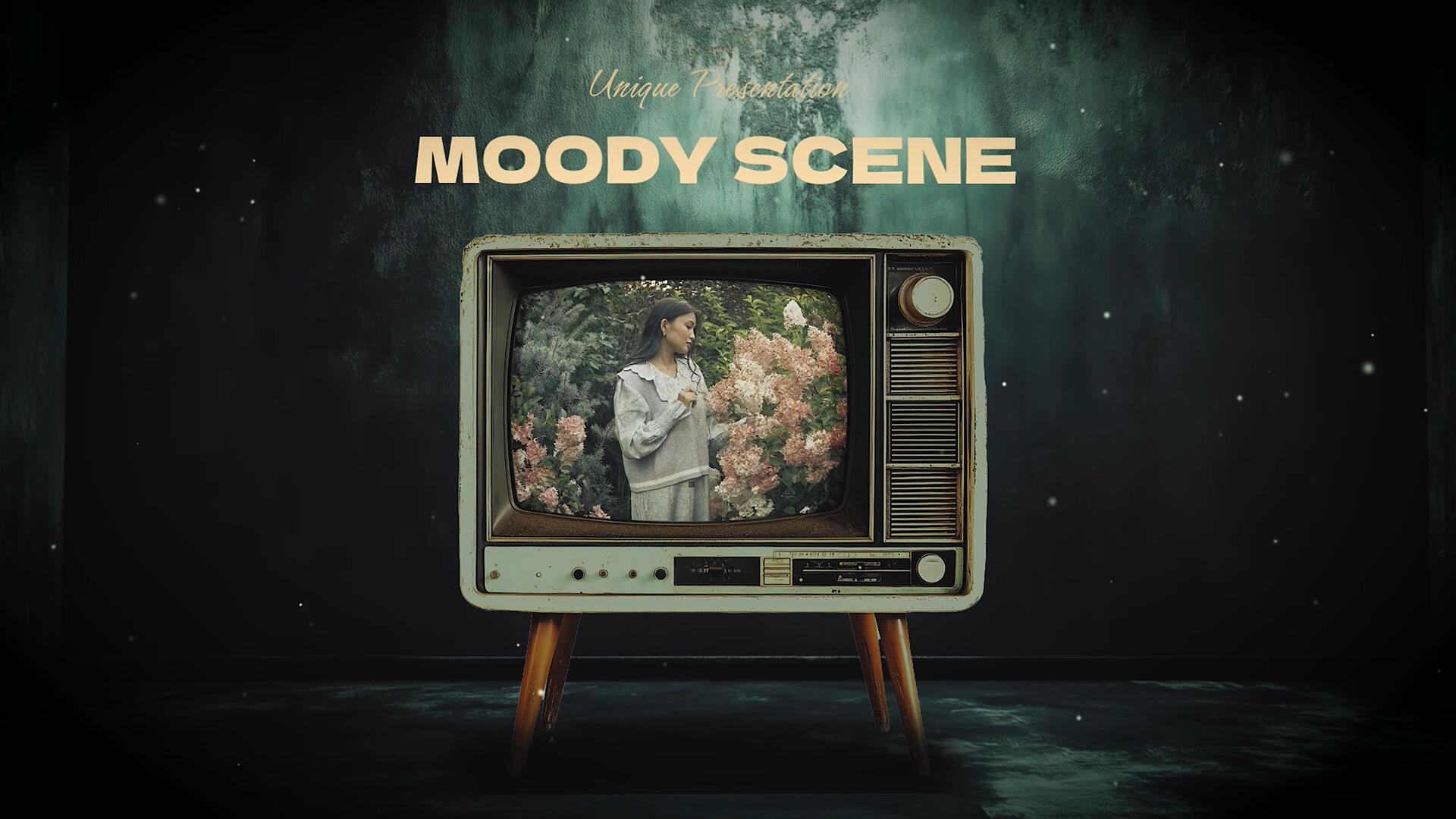 AE模板：暗室复古TV画面电视效果展示 , sucaiwan.com