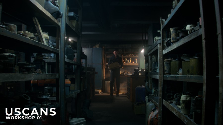 后启示录真实电影风格修车车库修理车间3D模型UE设计素材 Uscans Workshop 01 样机素材 sucaiwan.com