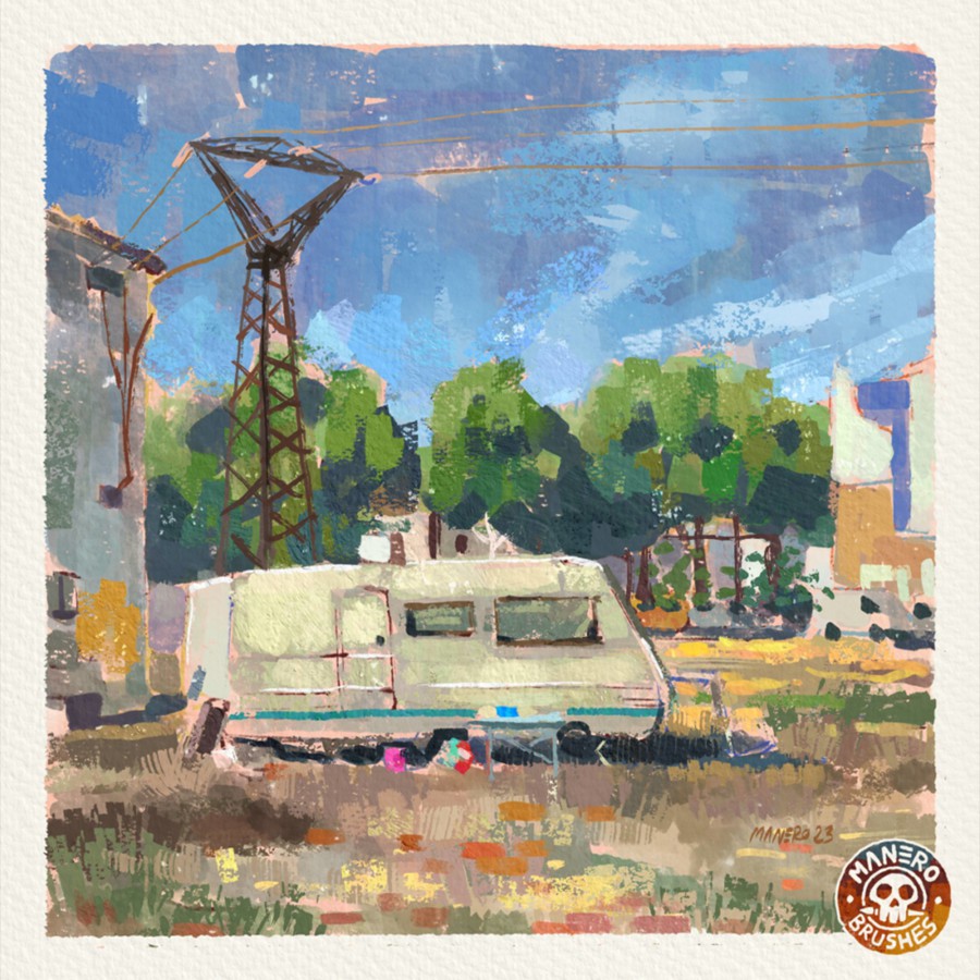 逼真水粉颗粒喷漆水墨数字艺术绘画效果Procreate笔刷画笔设计素材 Natural Gouache Brush Set for Procreate 笔刷资源 第8张-素材湾丨精选海外优质设计素材资源 逼真水粉颗粒喷漆水墨数字艺术绘画效果Procreate笔刷画笔设计素材 Natural Gouache Brush Set for Procreate 笔刷资源 sucaiwan.com