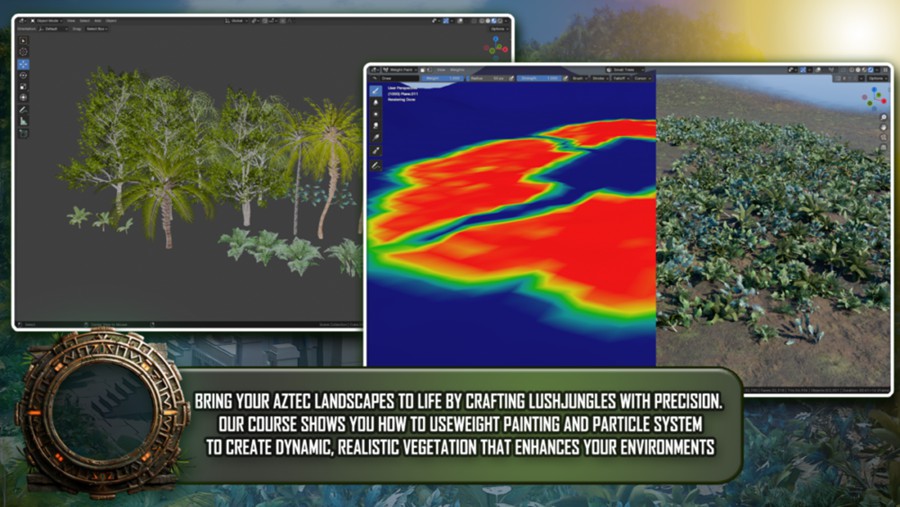 Blender大场景环境3D模块化模型建模制作视频教程 中英文字幕 Blender 4: The Modular and Kitbash Environment Guide 设计教程 第4张-素材湾丨精选海外优质设计素材资源 Blender大场景环境3D模块化模型建模制作视频教程 中英文字幕 Blender 4: The Modular and Kitbash Environment Guide 设计教程 sucaiwan.com