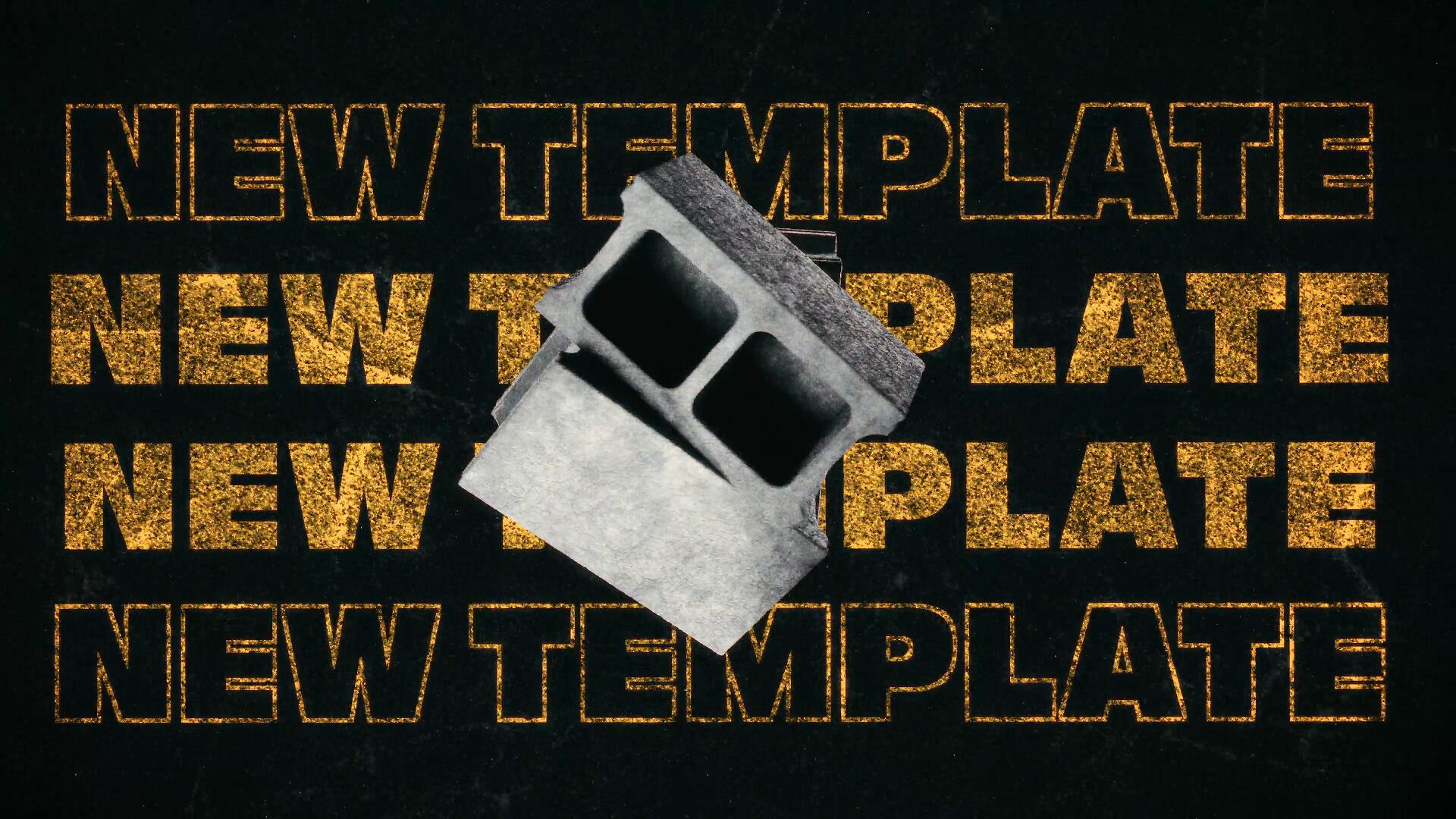 AE/PR模板：复古嘻哈涂鸦风格化抽象潦草手绘艺术CRT场景开场片头 , sucaiwan.com